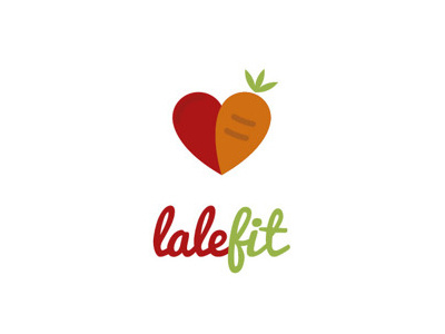 Lalefit logo branding healthy logo