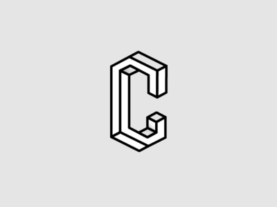 36 Days of Type "C" 36daysoftype c geometric impossible tipografia type typographic typography