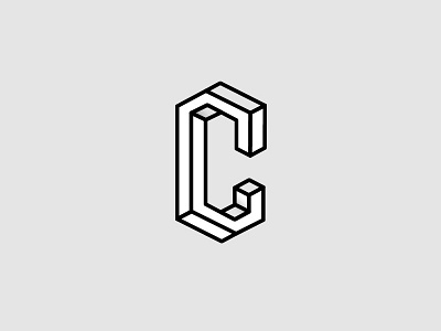 36 Days of Type "C" 36daysoftype c geometric impossible tipografia type typographic typography
