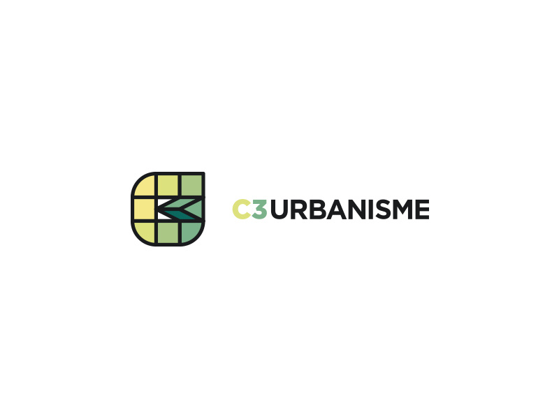 C3 Urbanisme branding arquitecture grid logo branding brand c3urbanism urbanism urbanisme