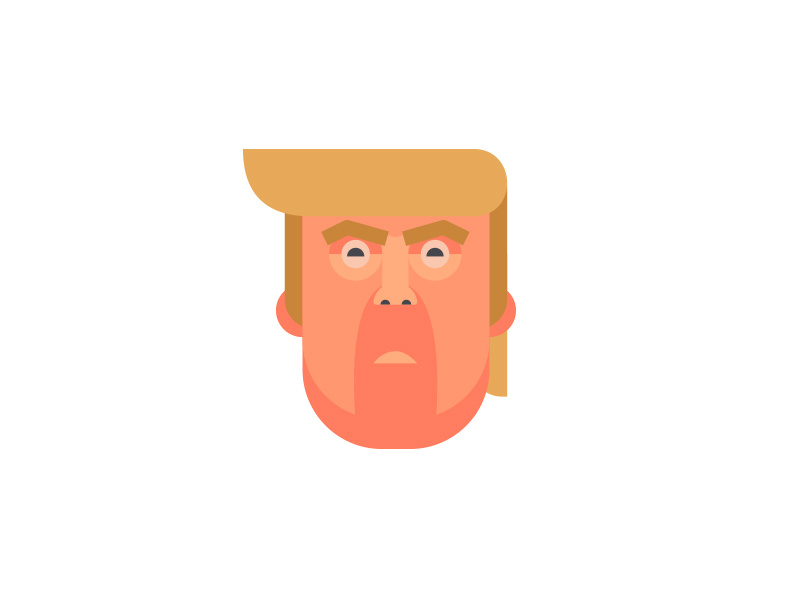 Trump WIP illustration usa portrait face character donaldtrump trump