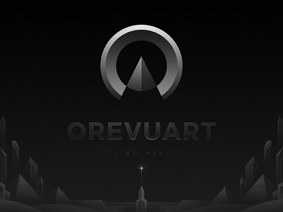 Our new logo branding golden ratio greyscale illustration light logo orevuart