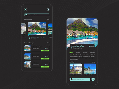 Tour Mobile App Design