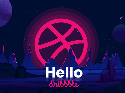 Hello Dribbblers! branding design dribbblers dribble graphic design it company it service provider ui ux welcome
