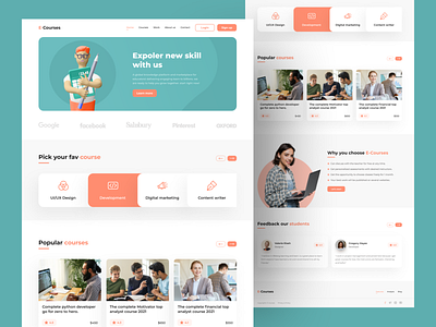E-courses UI Design