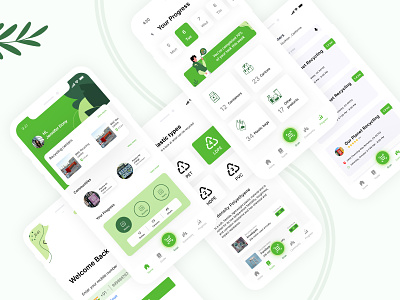 Recycle App android app android app ui app design figma graphic design ios app ios app design ios app development mobile app mobile app ui mobile ux recycle app recycling app design recycling app ui ui uiux website design website ui