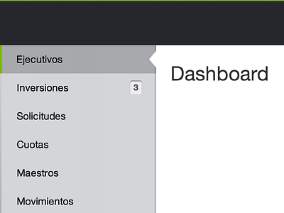 Dashboard navigation process dashboard navigation