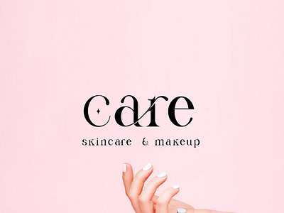 Care Cosmetic Brand beautybrand beauy branddesign brandidentity branding flatlogo graphic design logo logodesign vector