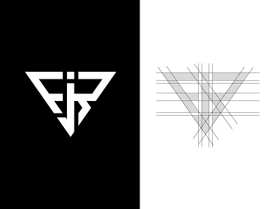 FJR Monogram Logo branding logo monogram
