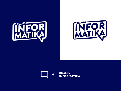 Ruang Informatika Logo Server branding design group chat logo icon logo logo design server logo simple logo