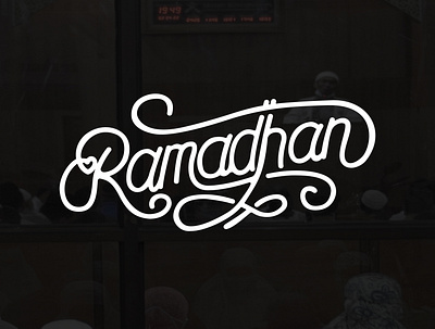 Ramadhan Monoline Lettering calligraphy custom lettering lettering logo logo type monoline type type gang typography