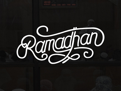 Ramadhan Monoline Lettering