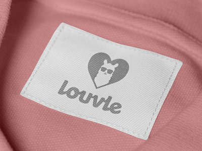 Louvle Brand Label Design apparel brand logo branding design logo