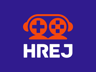 HREJ game gamepad gamer gaming headset logo play player