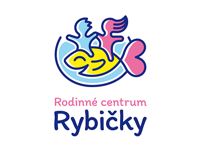Rybicky animal character fish illustration kids logo water