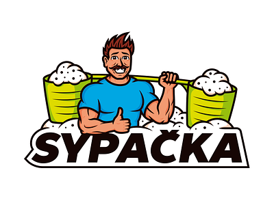 Sypacka bodybuilder character fitness protein scoop supplement