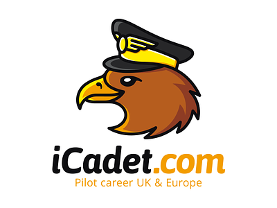 iCadet bird cadet eagle mascot pilot