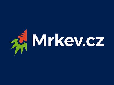 Mrkev carrot cursor digital logo rocket