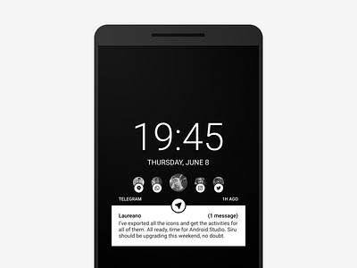 Android Ambient Display redesign ambient android display mockup redesign