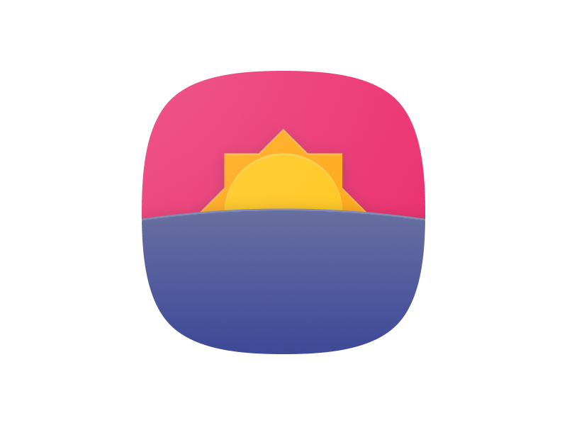 Gallery adaptive icon sunset adaptive gallery