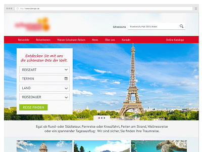 travel website