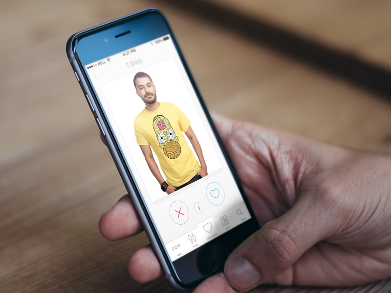 shirt app design