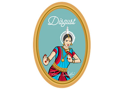 Disgust expressed in Indian dance form Odissi