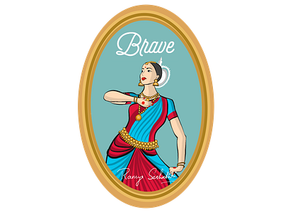 Bravery expressed in Indian dance form Odissi