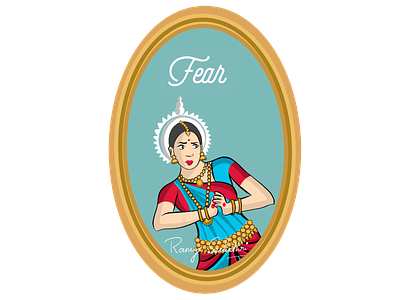 Fear expressed in Indian dance form Odissi