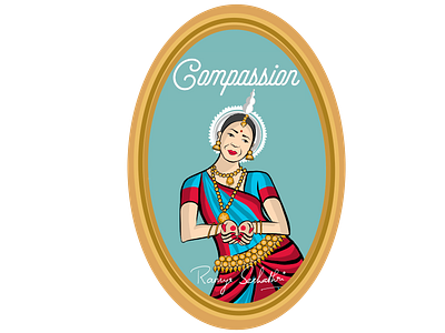Compassion expressed in Indian dance form Odissi adobedraw applepencil compassion digital expressions illustration indian art indian dance form ipadpro navarasam odissi traditional art vector