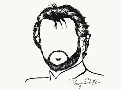 Unique Hairstyle Personalities - Rajinikanth