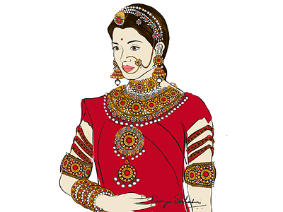 Jodha Akbar - Fan Art aishwarya rai applepencil bollywood digital fanart history illustration indian art ipadpro jodha akbar joker movies