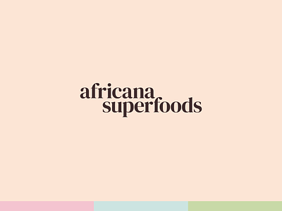 africana superfoods logo design branding design logo logodesign