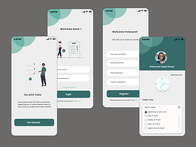 Todo list app ui