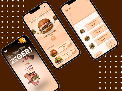 Burger Shop App UI