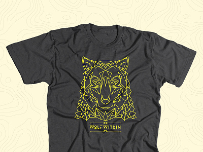 Wolfwithin Shirt animal baron neue geometry lines shirt wolf