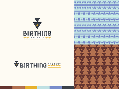 Birthing Project - Branding bender brand branding geometry gotham logo pattern