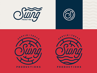SWNG Branding Concept (1/3) arc brand circle halis rounded identity logo monoweight sans serif script selfie swing wave