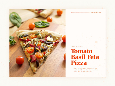 52 Layouts — 09 article cyber editorial itc slimbach layout maison neue pizza recipe sketch ui web website