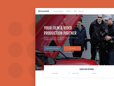 ProductionHUB Homepage