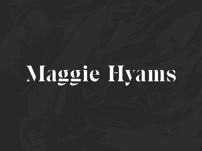 Maggie Hyams — Wordmark Updates brand chef cook edit eksell display identity logo marble revision stencil wordmark