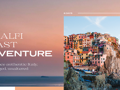 Testing… adobexd adventure coast colllettivo editorial italy layout messapia travel typography website
