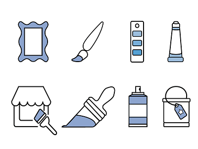 Paint Icon Set