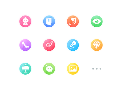 Shangliu APP icons app colorful fashion icons