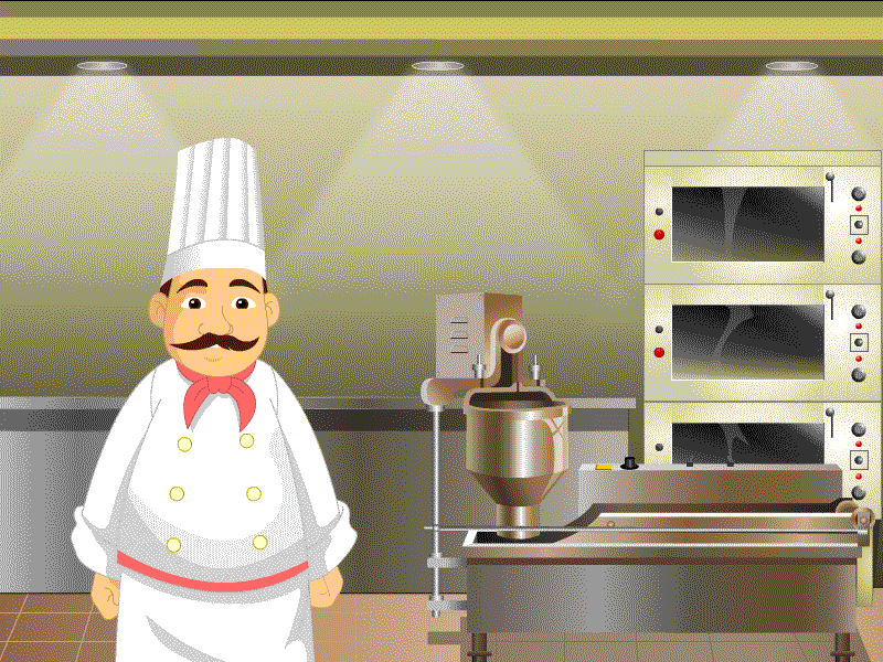 Chef animation illustration