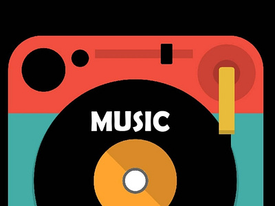 Love Music design illustration