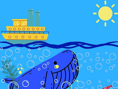 Oceanitic Scene design illustration