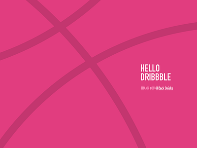 Hello Dribbble!