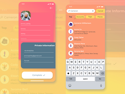 Instagram Redesign- Profile data page, Explore page brand redesign branding design graphic design illustration ui ux vector