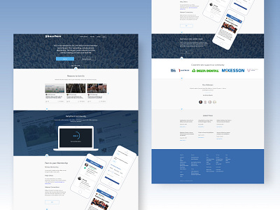 rallypoint - Corporate Website (UI/UX) branding corporate webdesign design mockup ui web development webdesign